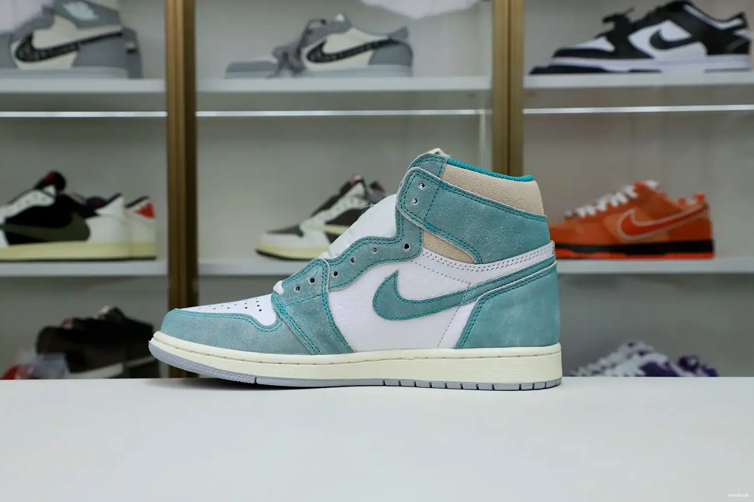 AIR Kimikick GREEN' JORDAN OG RETRO 'TURBO HIGH 1 0618